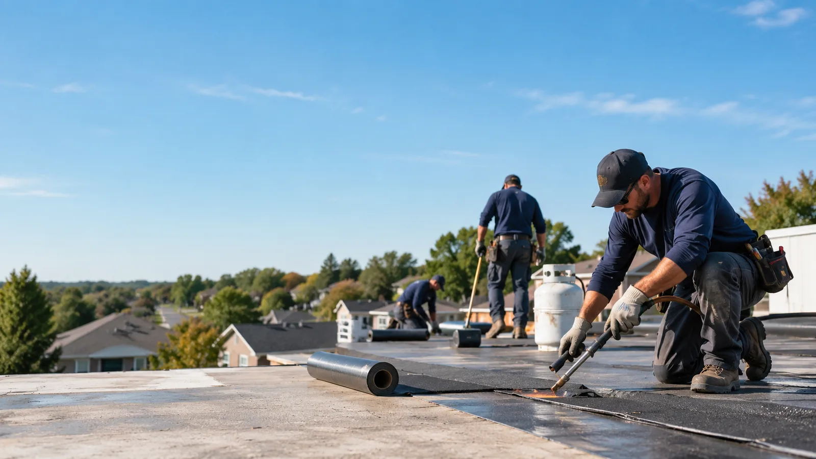 Flat Roof Leak Repair providers in Bellflower, IL